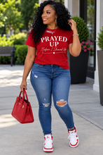 Load image into Gallery viewer, Prayed Up Before I Showed Up T-shirt
