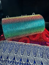 Load image into Gallery viewer, Rainbow Rhinestone Purse
