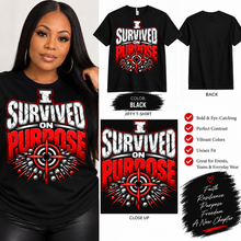 Load image into Gallery viewer, 🎯 THE ULTIMATE SURVIVOR’S KIT - Includes 1 Autographed Book - On The Devil's Hitlist + 1 Unisex T-shirt + 1 Custom Pen + 1 Custom Bookmark ++ MORE all in a REUSABLE TOTE BAG
