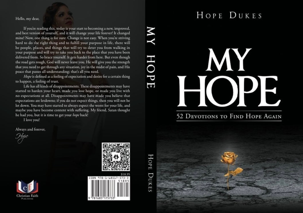 MY HOPE 52 Devotions To Find Hope Again - THE PHYSICAL BOOK